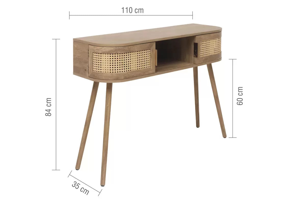 Noah Oak Console Table