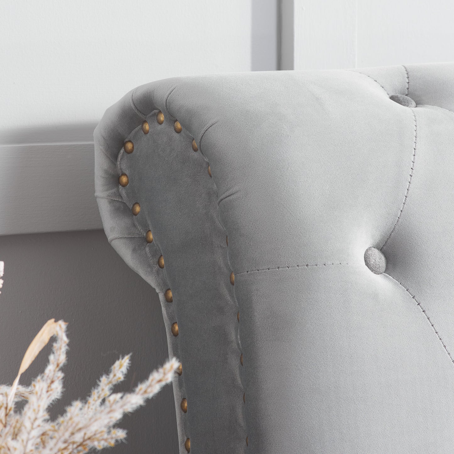 Opulence Silver Sleigh Super King Bed + Super King Heaven Mattress