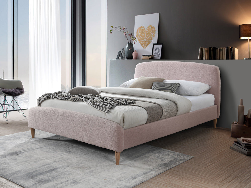 Otley Blush Pink King Bed