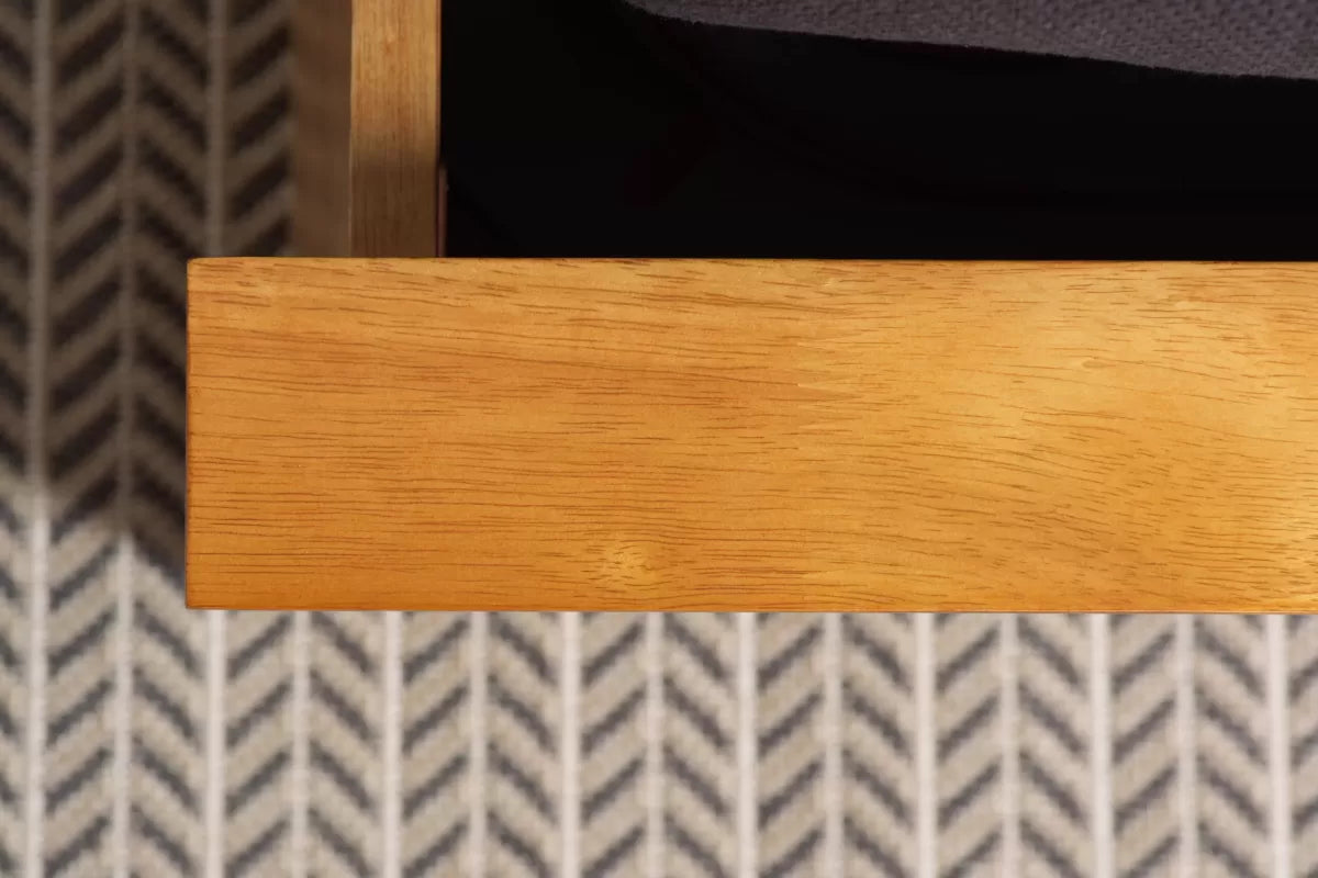 Pheonix Oak Ottoman Double Bed + Comfort Double Mattress