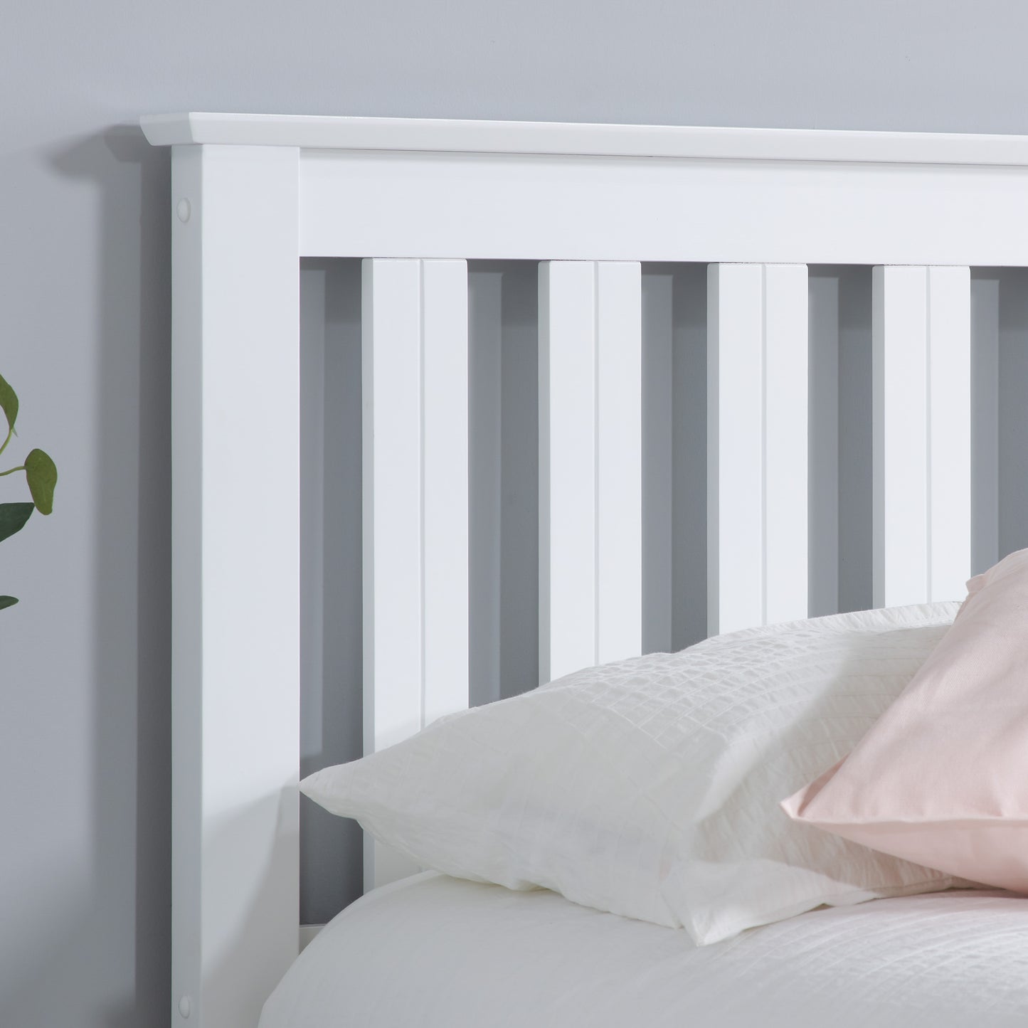 Pheonix White Ottoman Single Bed + Single Comfort Mattress