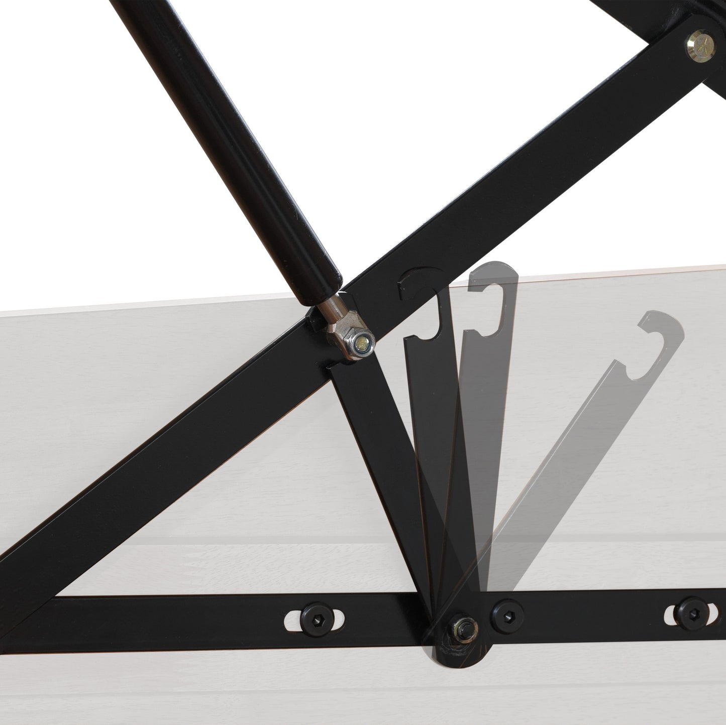 Pheonix White Ottoman Single Bed + Single Comfort Mattress