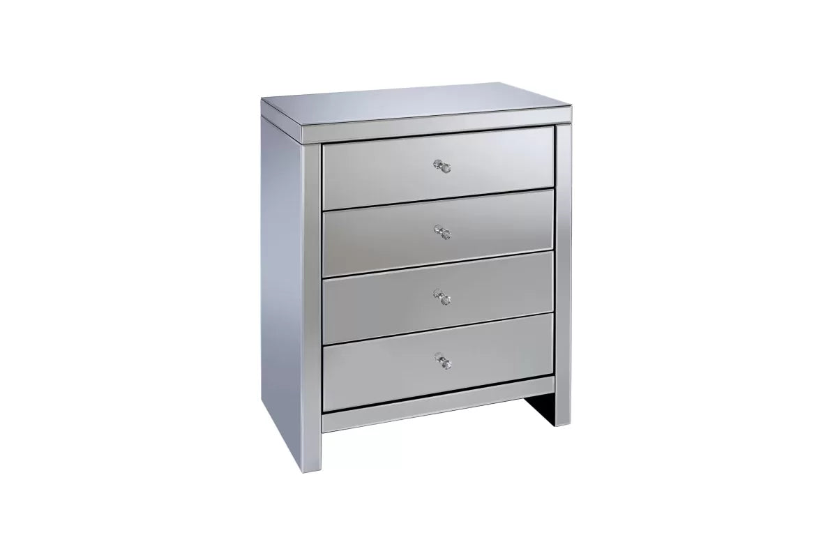 Seville Mirrored 4 Drawer Chest