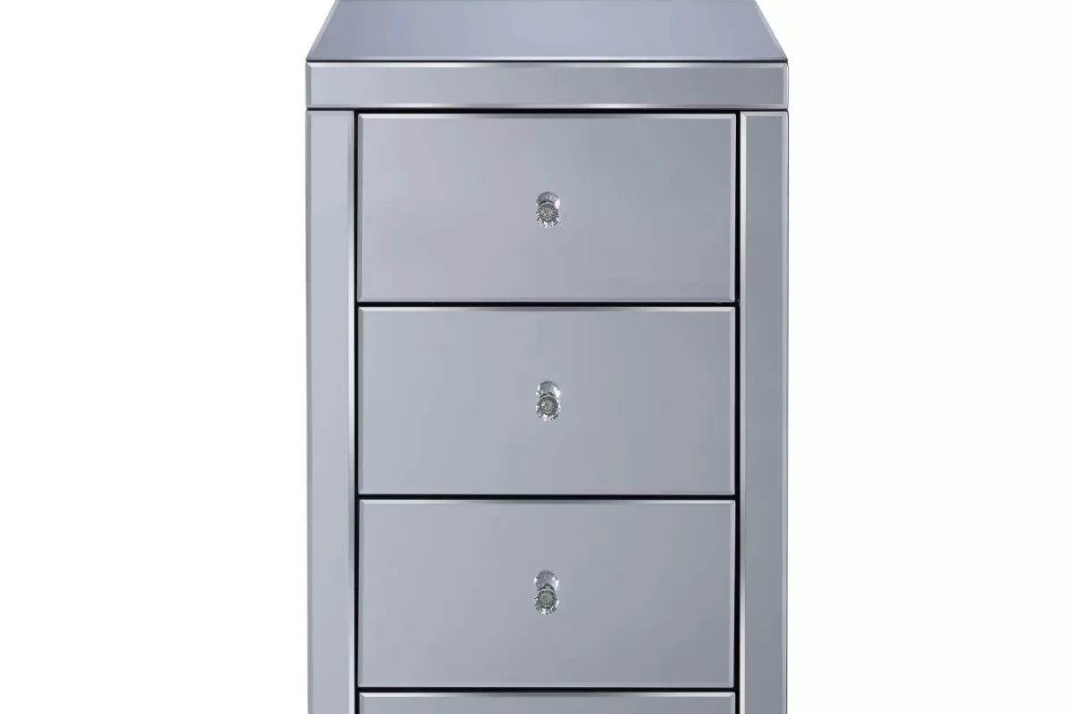 Seville Mirrored 5 Drawer Narrow Chest
