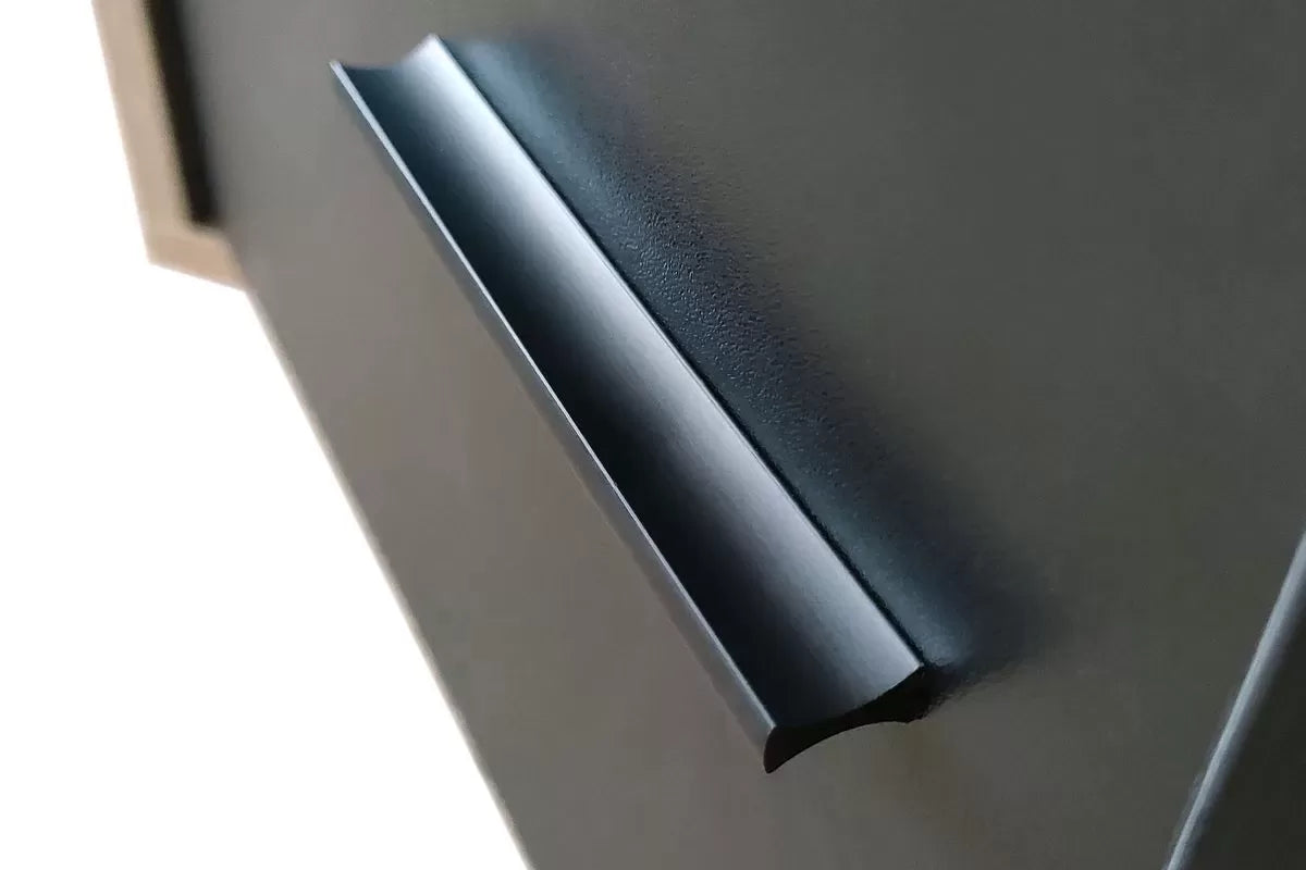 Shard Walnut & Black TV Unit