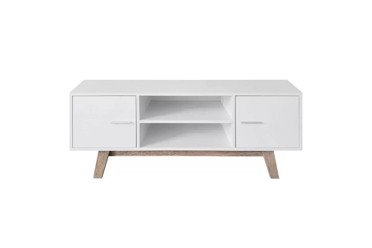 Shard White TV Unit