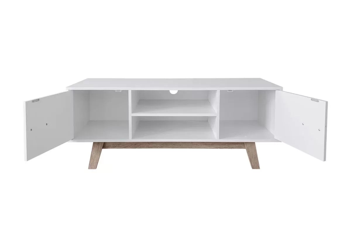 Shard White TV Unit