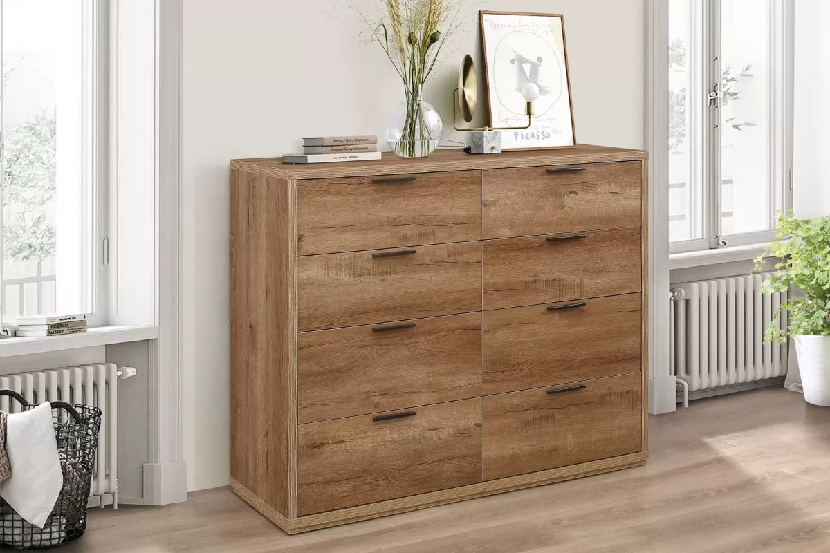 Stockwell Rustic Oak Merchant Chest
