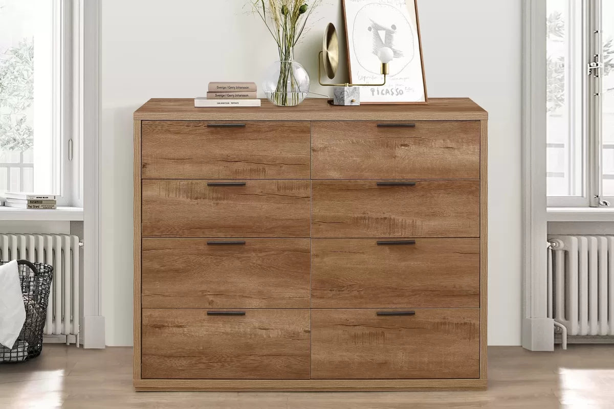 Stockwell Rustic Oak Merchant Chest