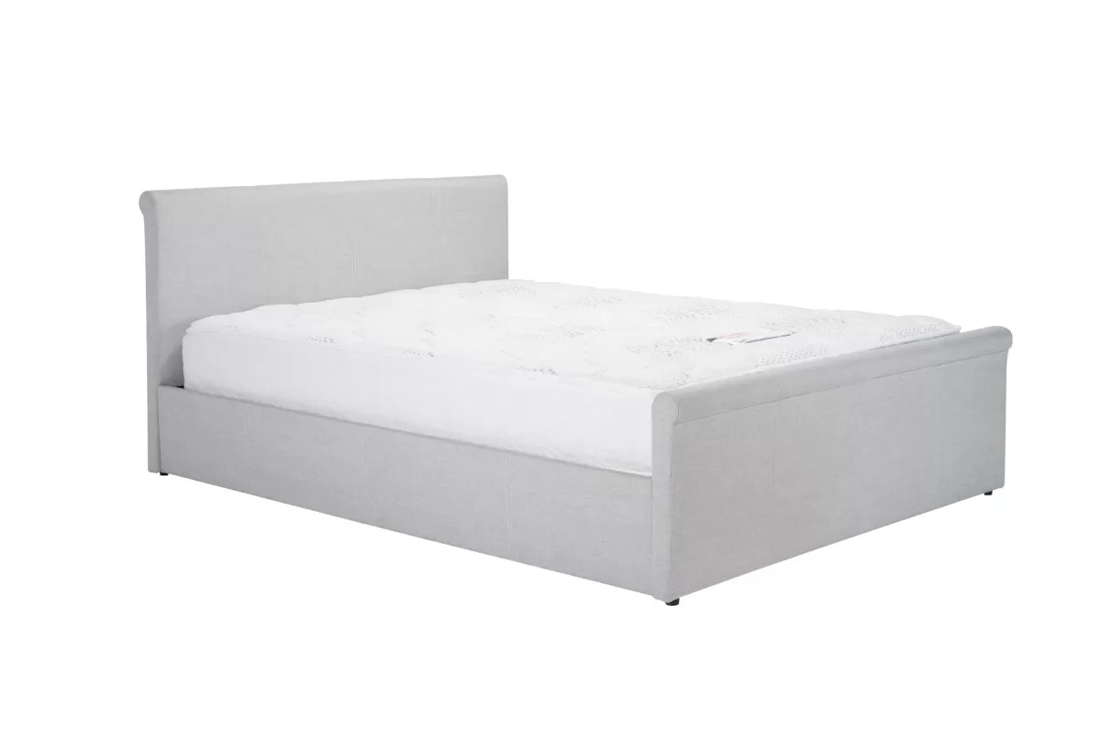 Stratus Grey King Ottoman Bed