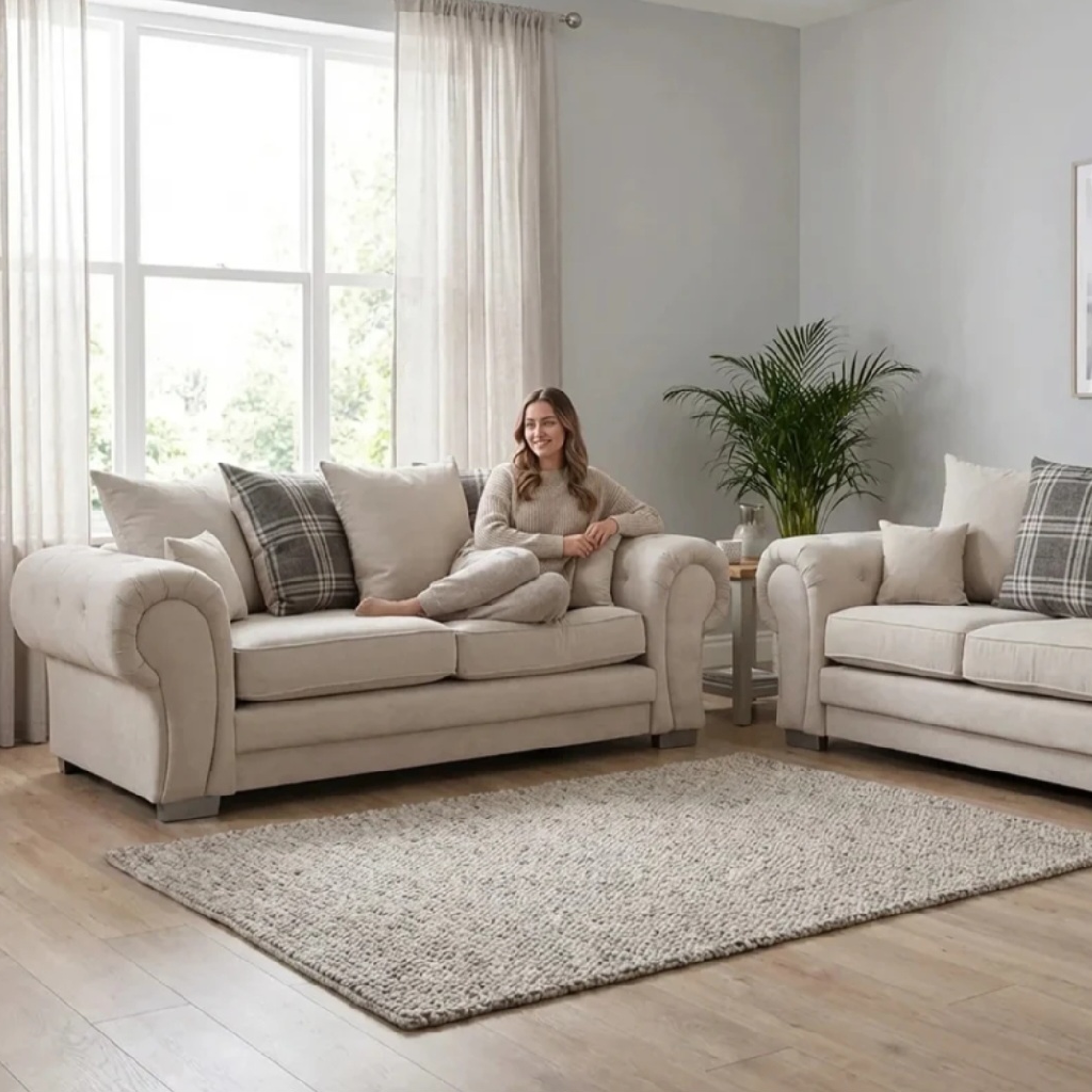 Serona Cancun Scatterback 3 + 2 Sofa Set