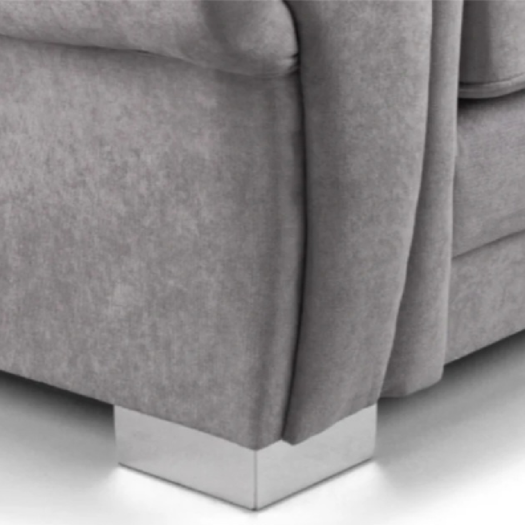 Serona Grey Fabric High Back 3+2 Sofa Set
