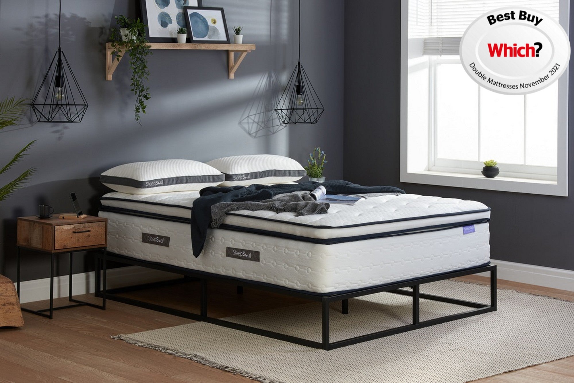 Space 2000 Pocket Sprung Boxtop Single Mattress