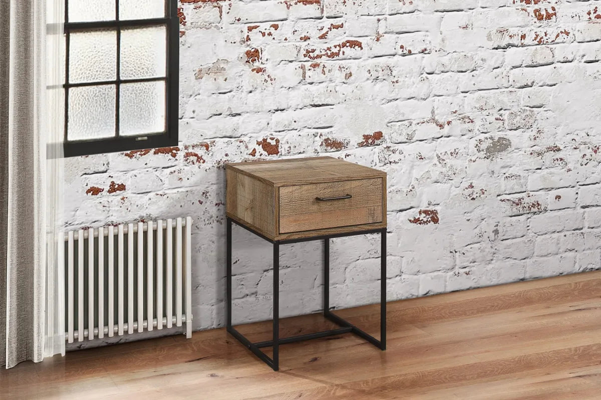Urban Rustic 1 Drawer Narrow Bedside