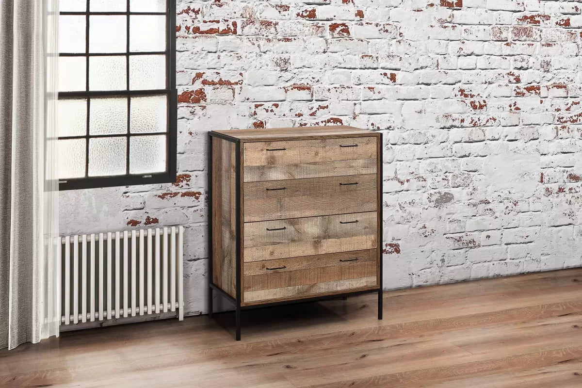 Urban Rustic 4 Drawer Chest