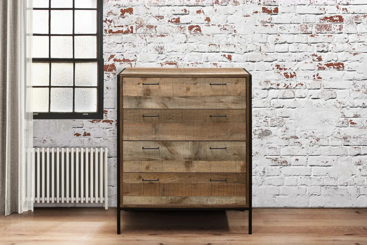 Urban Rustic 4 Drawer Chest