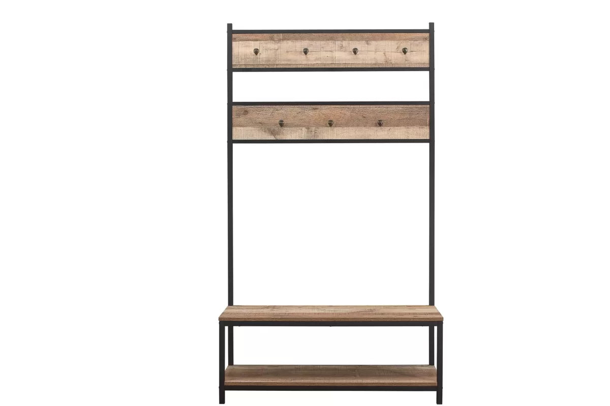 Urban Rustic Coat Rack & Bench