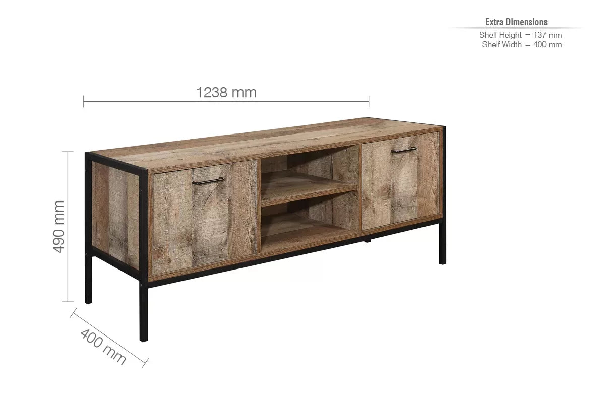Urban Rustic TV Unit