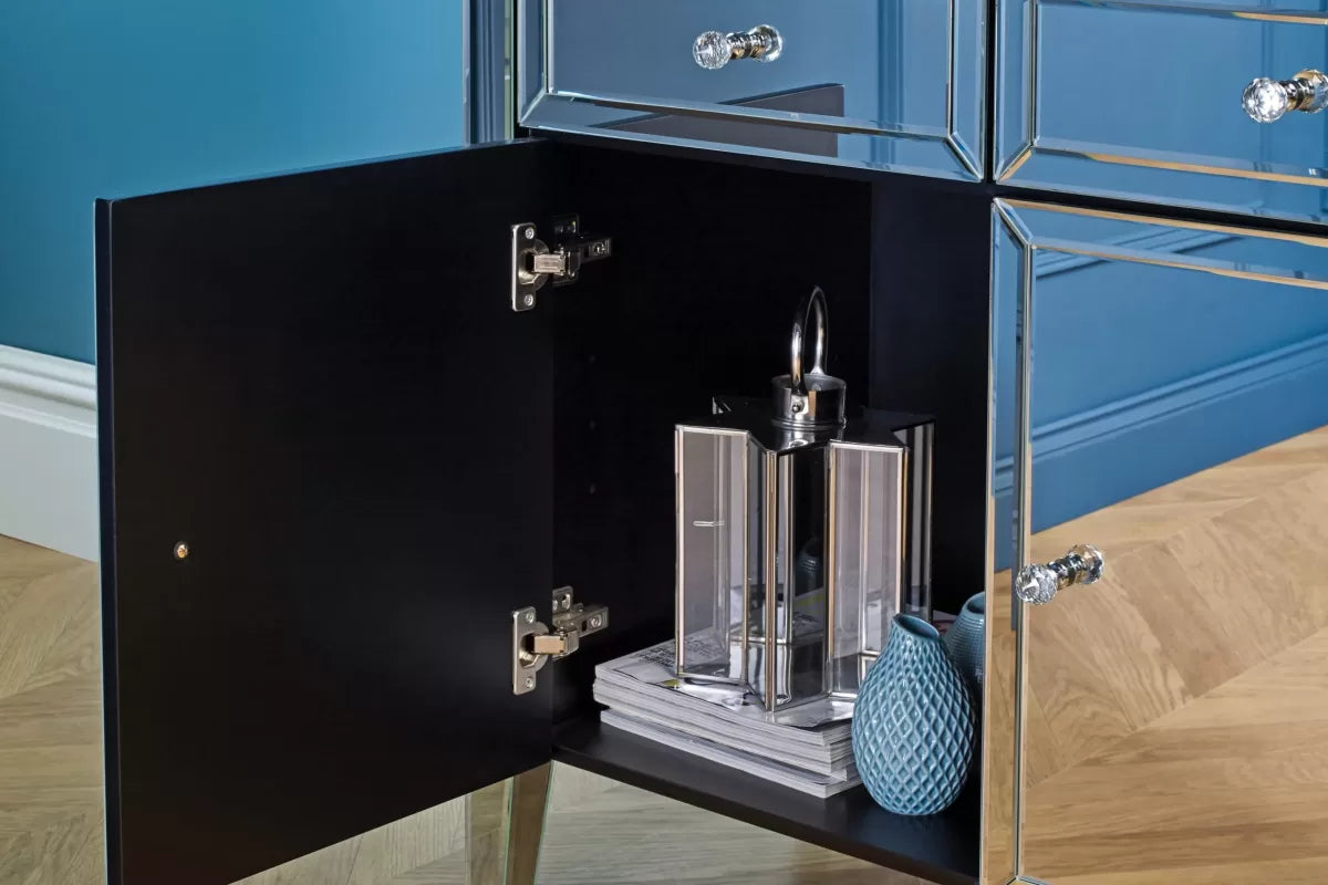 Valencia Mirrored 2 Drawer 2 Door Sideboard