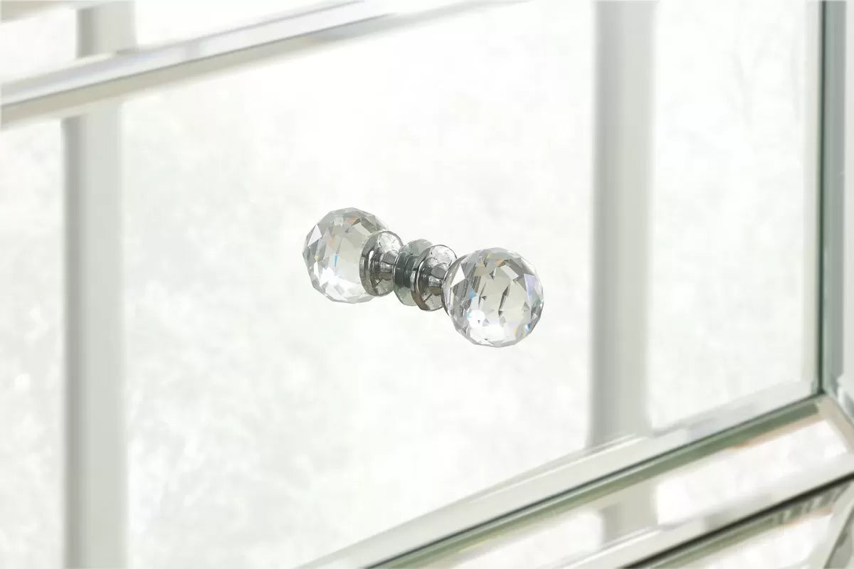 Valencia Mirrored 5 Drawer Narrow Chest