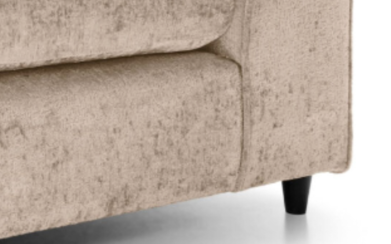 Heidi Cream Sand Chenille Fabric U - Shaped Sofa