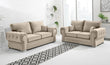 Serona Cream Fabric 3 + 2 Sofa Set