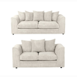 Cream Jumbo Cord Truro 3 + 2 Sofa Set