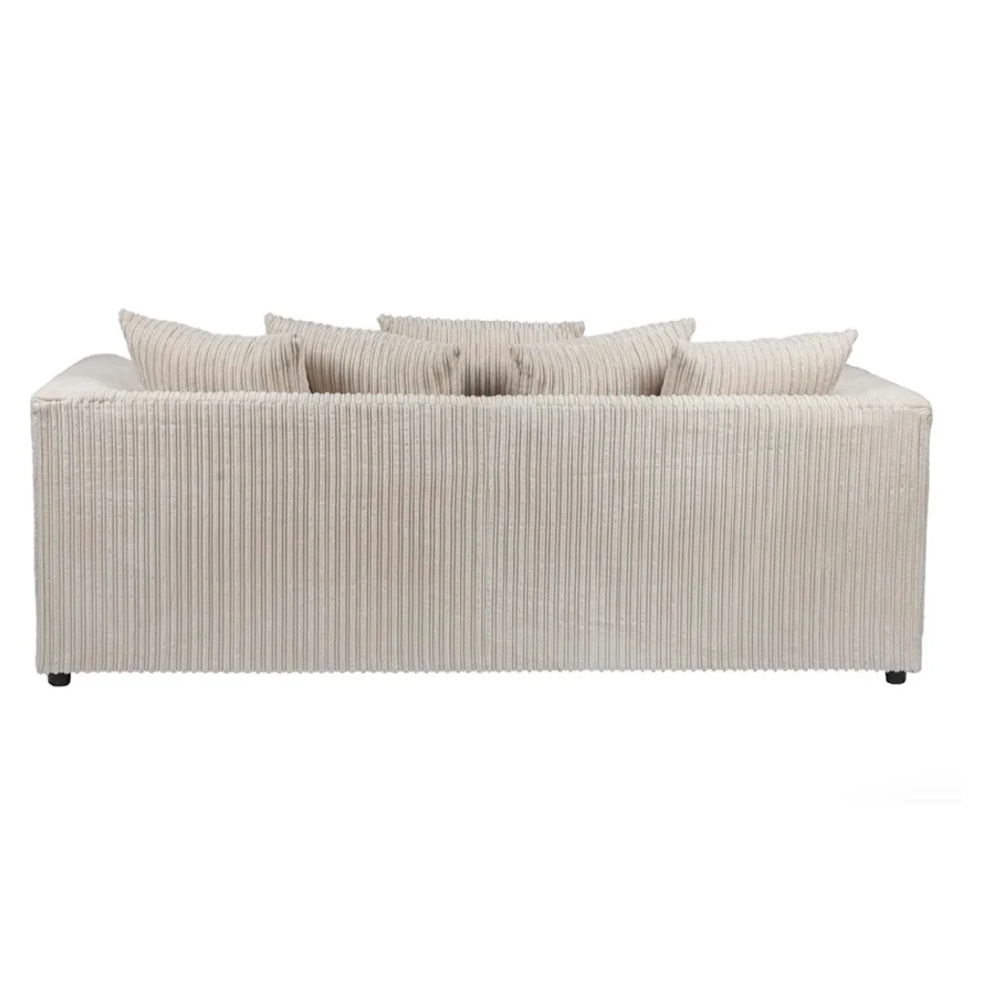 Cream Jumbo Cord Truro 3 + 2 Sofa Set