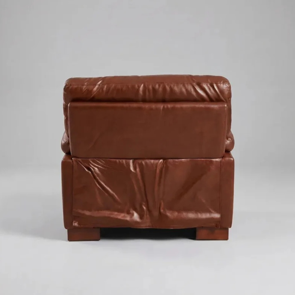 Westminster Tan Genuine Leather Armchair