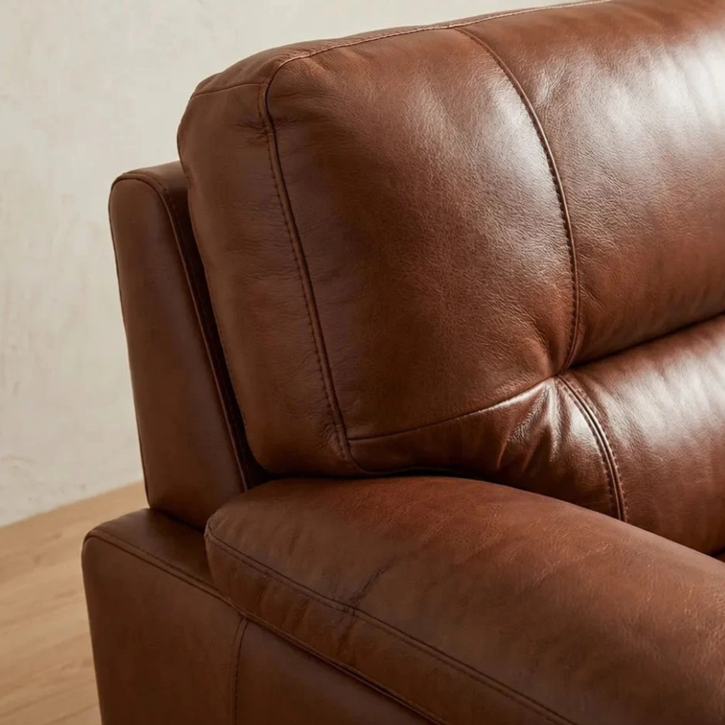 Westminster Tan Genuine Leather Armchair