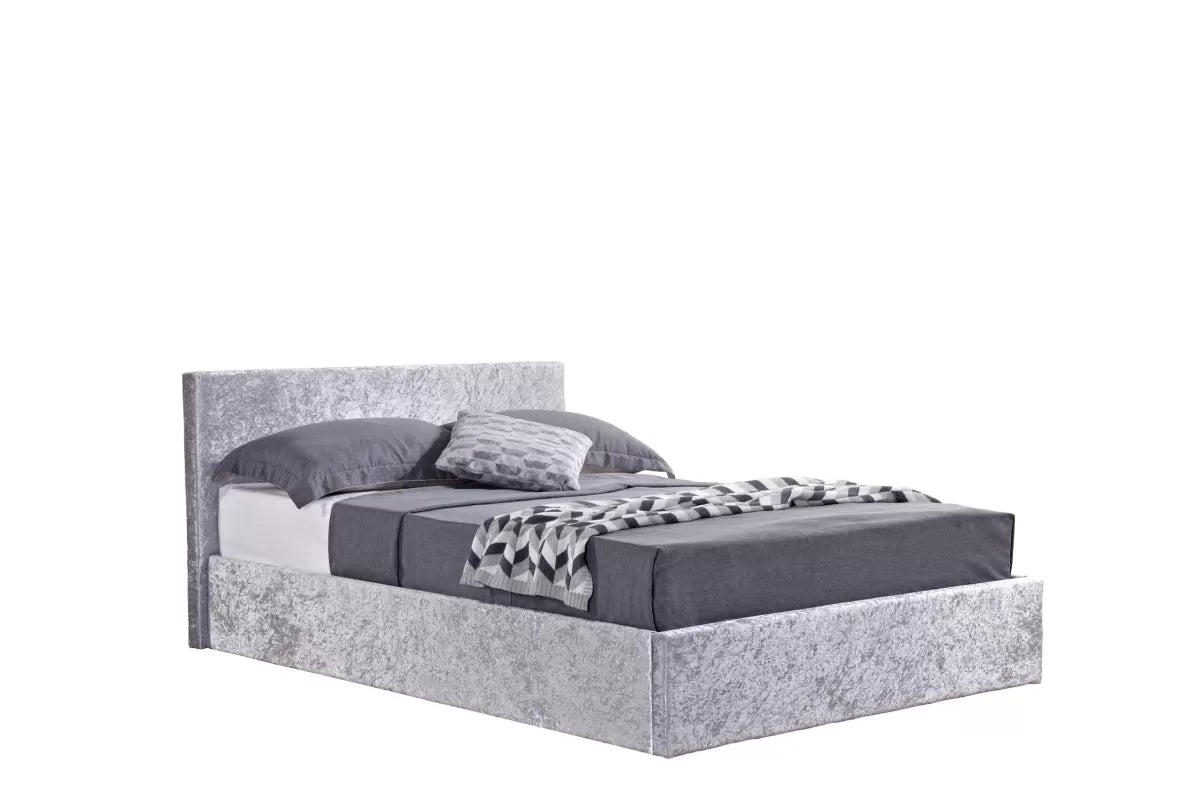 Bonn Berlin Ottoman Steel Crush Single Bed