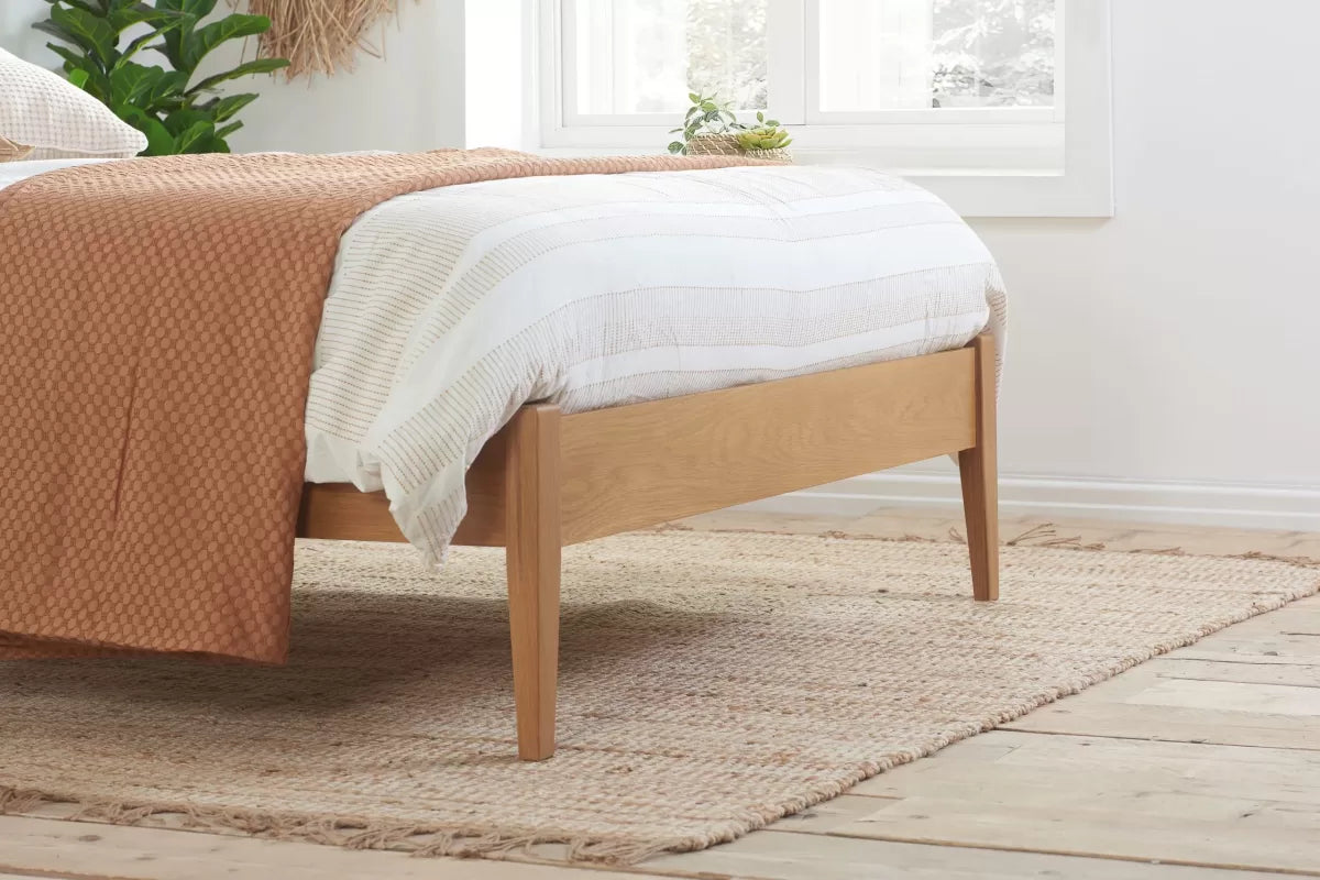 Berwick Oak King Bed + Heaven King Mattress