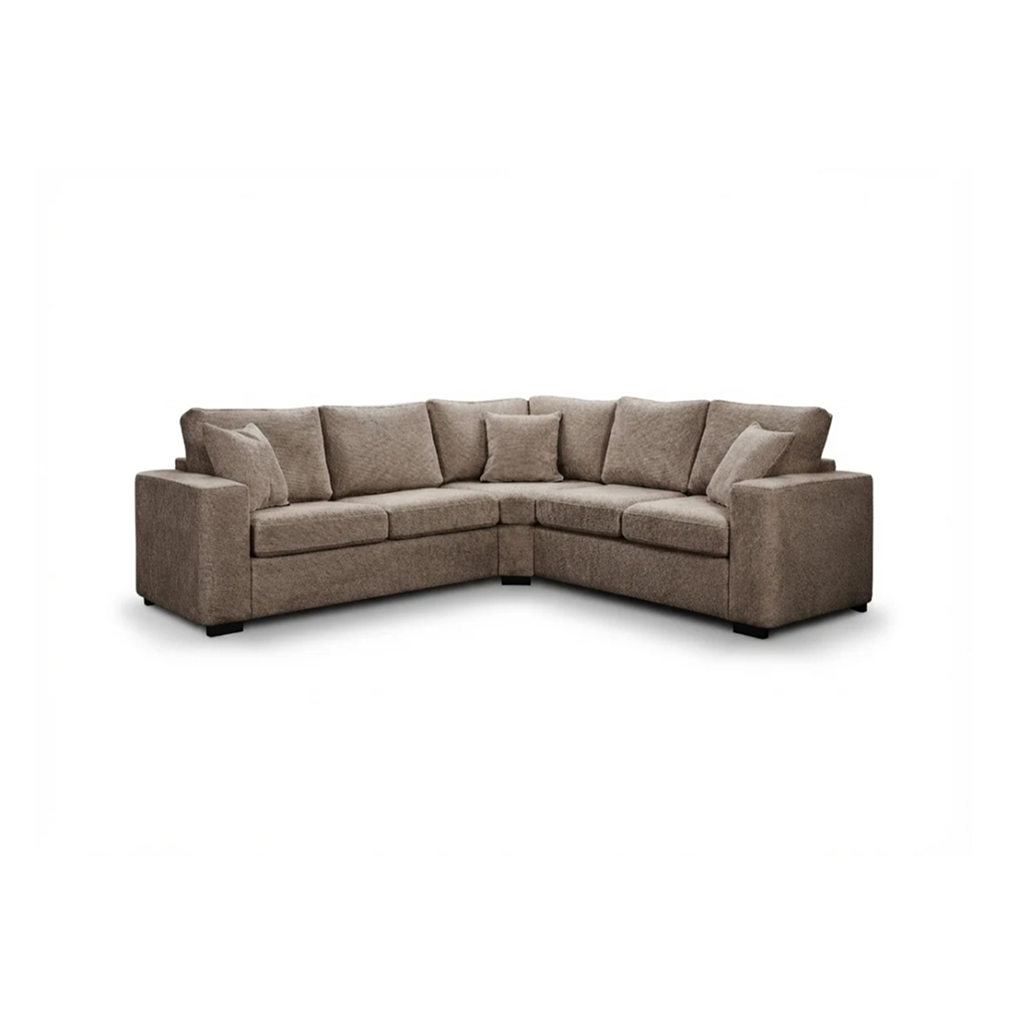 Camila Expresso Enzo Fabric 5 Seater Corner Sofa