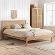 Croxley Oak King Rattan Bed