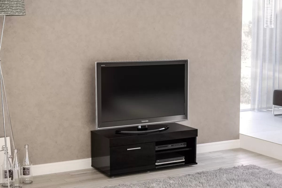 Edgeware Black Small TV Unit