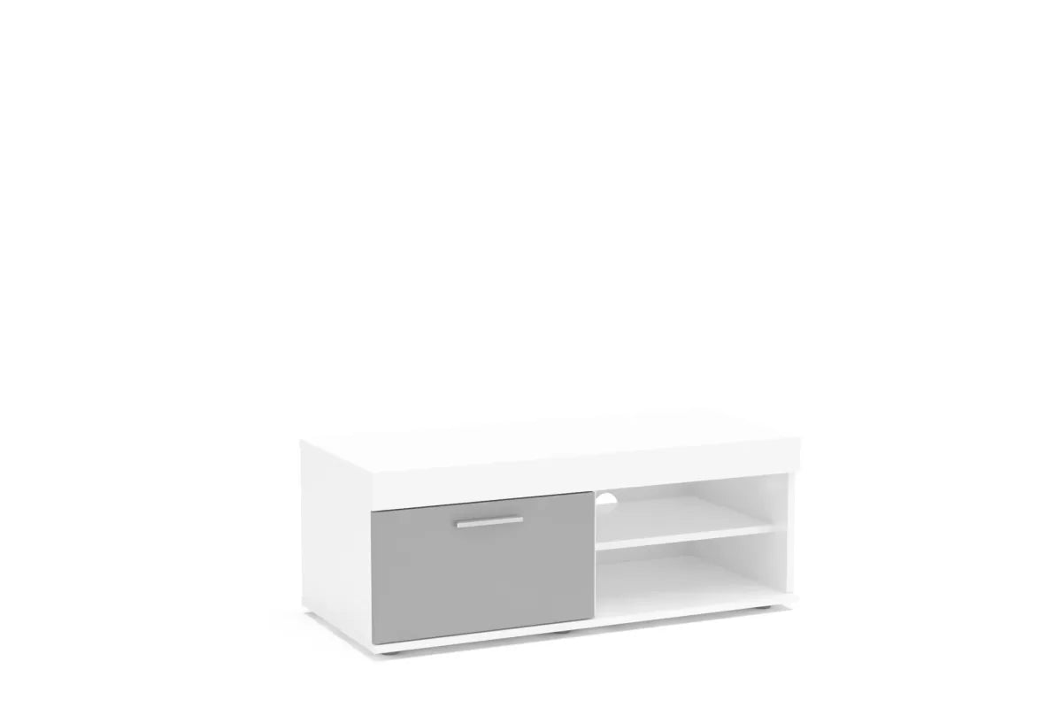 Edgeware White & Grey Small TV Unit