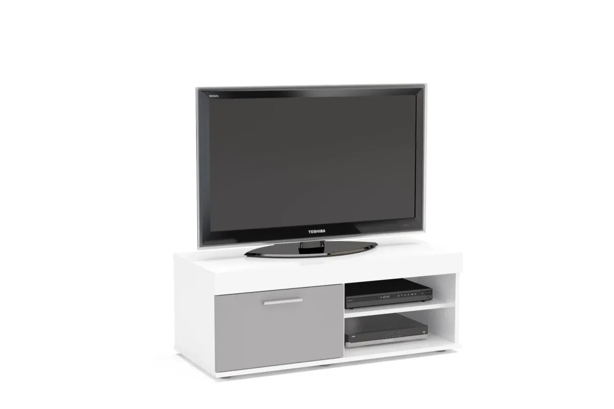 Edgeware White & Grey Small TV Unit