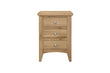 Hampstead Oak 3 Drawer Bedside Oak