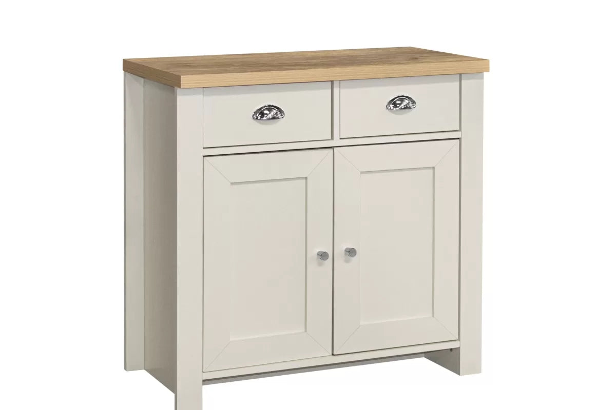 Highgate Cream & Oak	2 Door 2 Drawer Sideboard