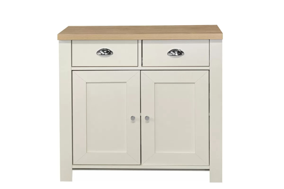 Highgate Cream & Oak	2 Door 2 Drawer Sideboard