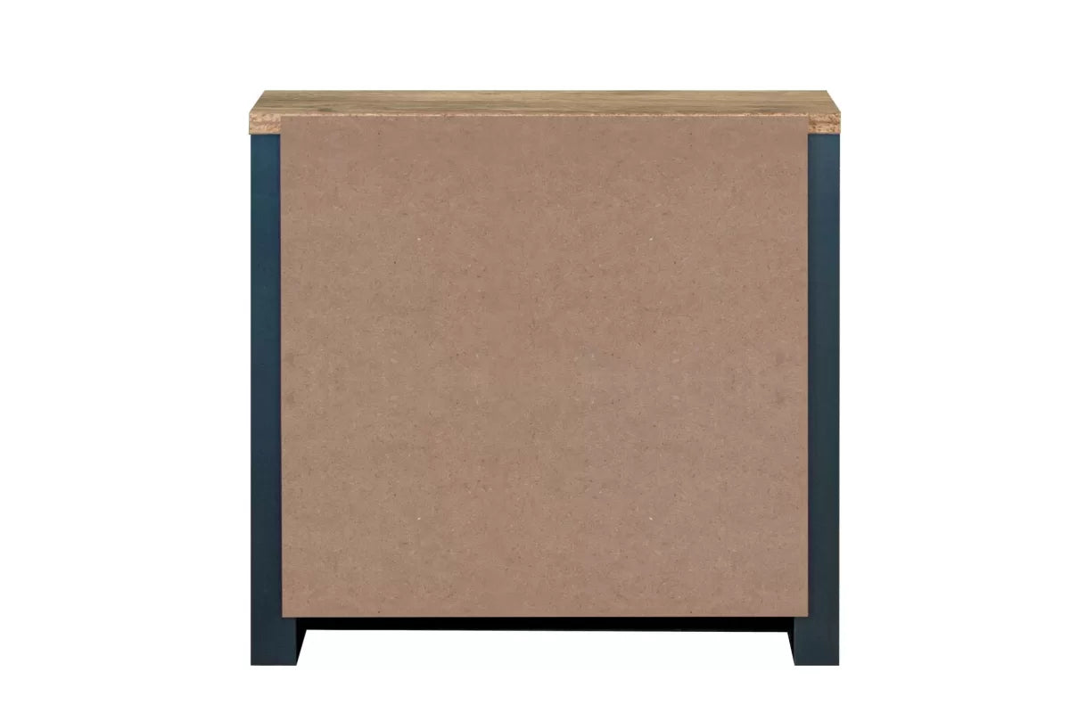 Highgate Navy Blue & Oak 2 Door 2 Drawer Sideboard