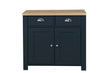 Highgate Navy Blue & Oak 2 Door 2 Drawer Sideboard