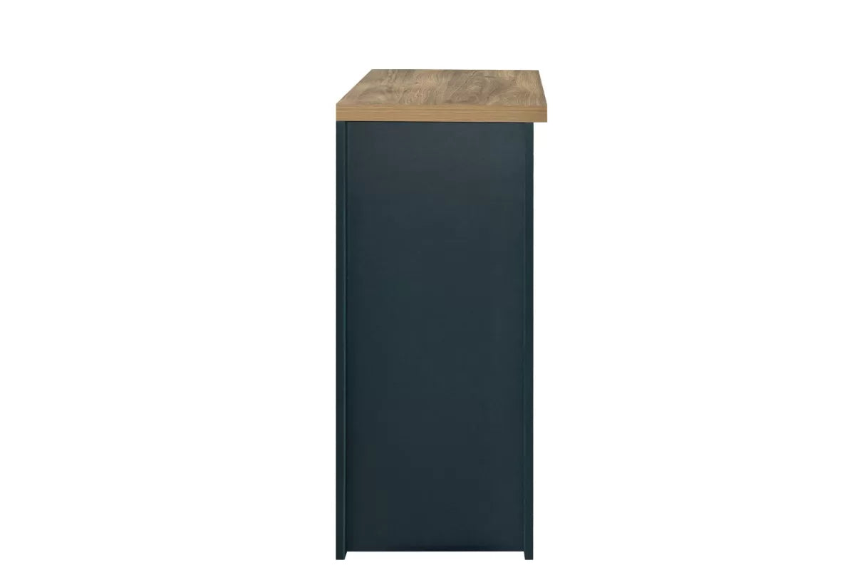 Highgate Navy Blue & Oak 2 Door 2 Drawer Sideboard