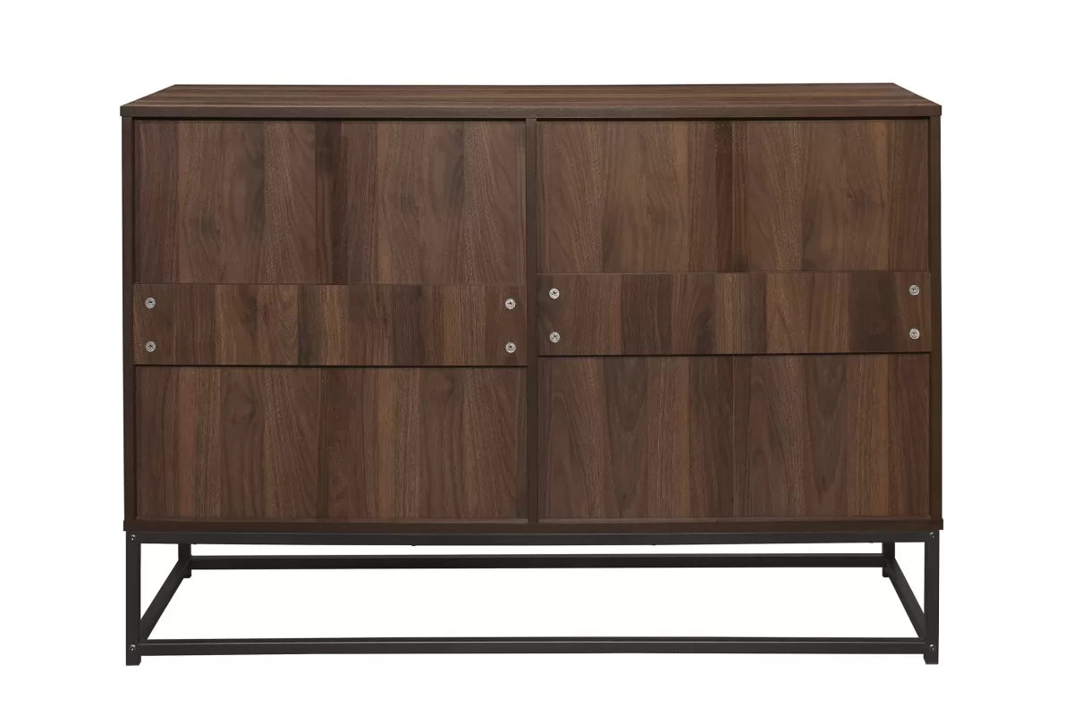 Houston Walnut 6 Drawer Chest