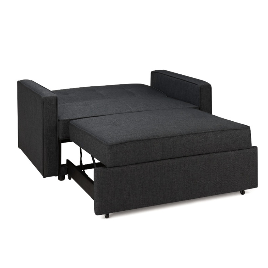 Hannah Charcoal Grey Fabric Sofa Bed