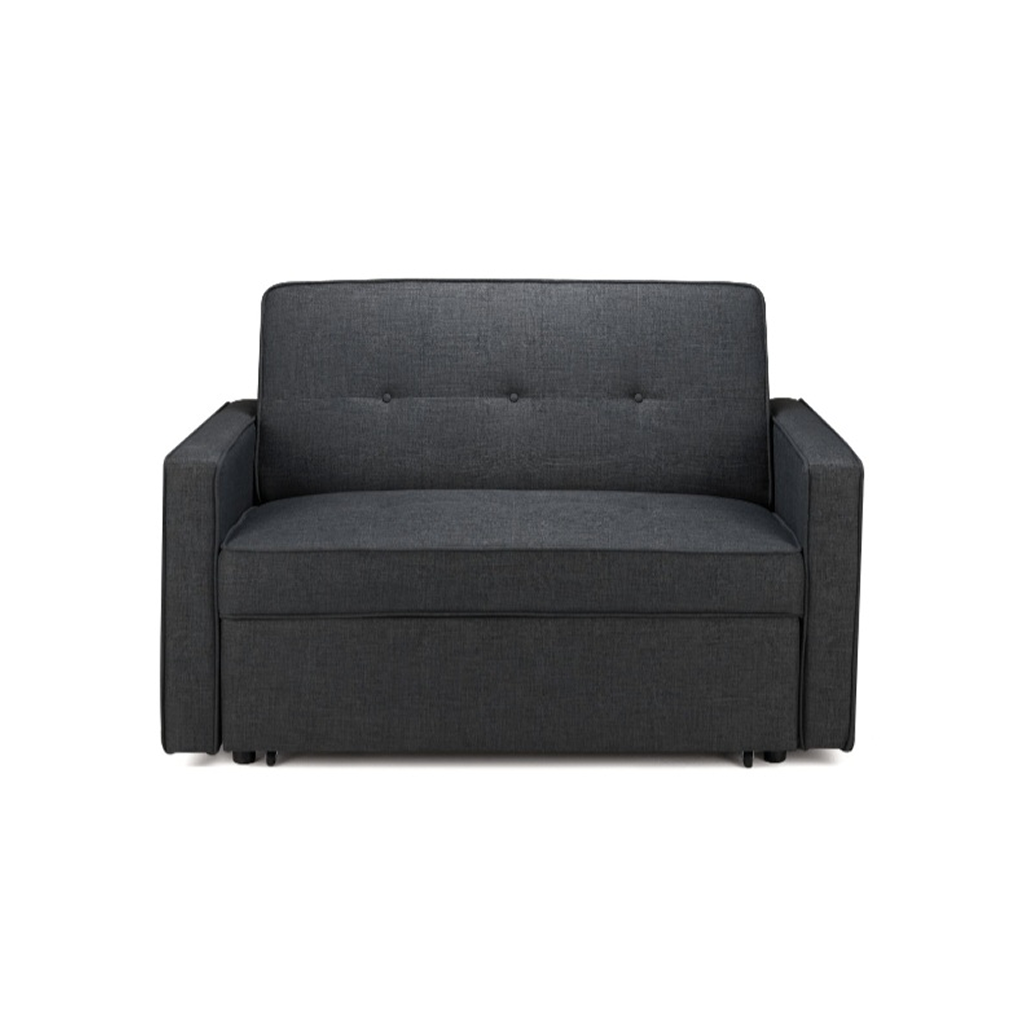 Hannah Charcoal Grey Fabric Sofa Bed