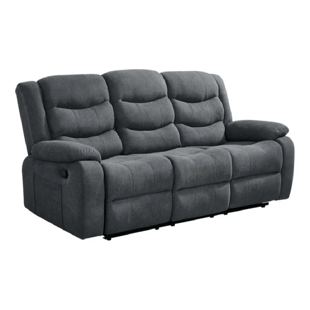 Harrogate Grey Fabric Recliner 3 + 2 Sofa Set