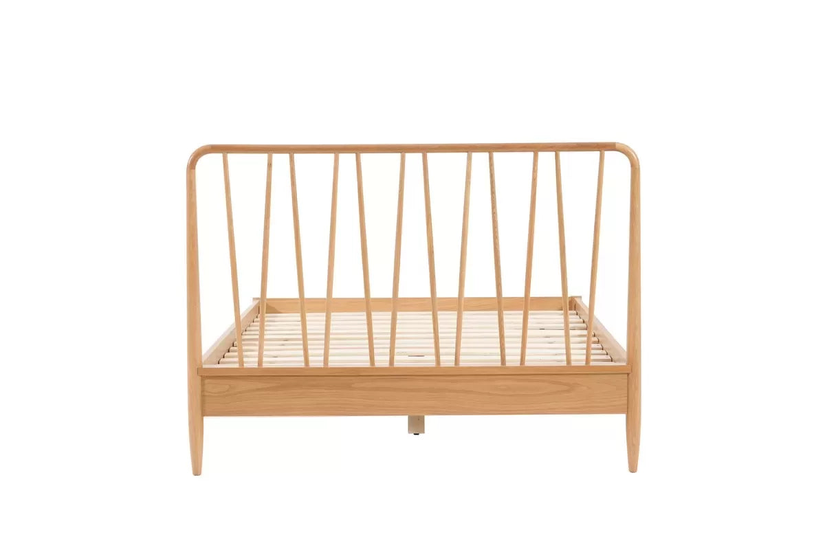 Jesper Scandi Oak King Bed + Bliss King Mattress