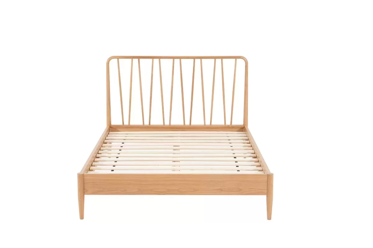 Jesper Scandi Oak King Bed + Bliss King Mattress
