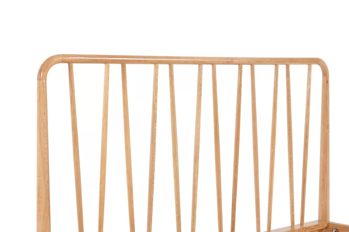 Jesper Scandi Oak King Bed + Bliss King Mattress